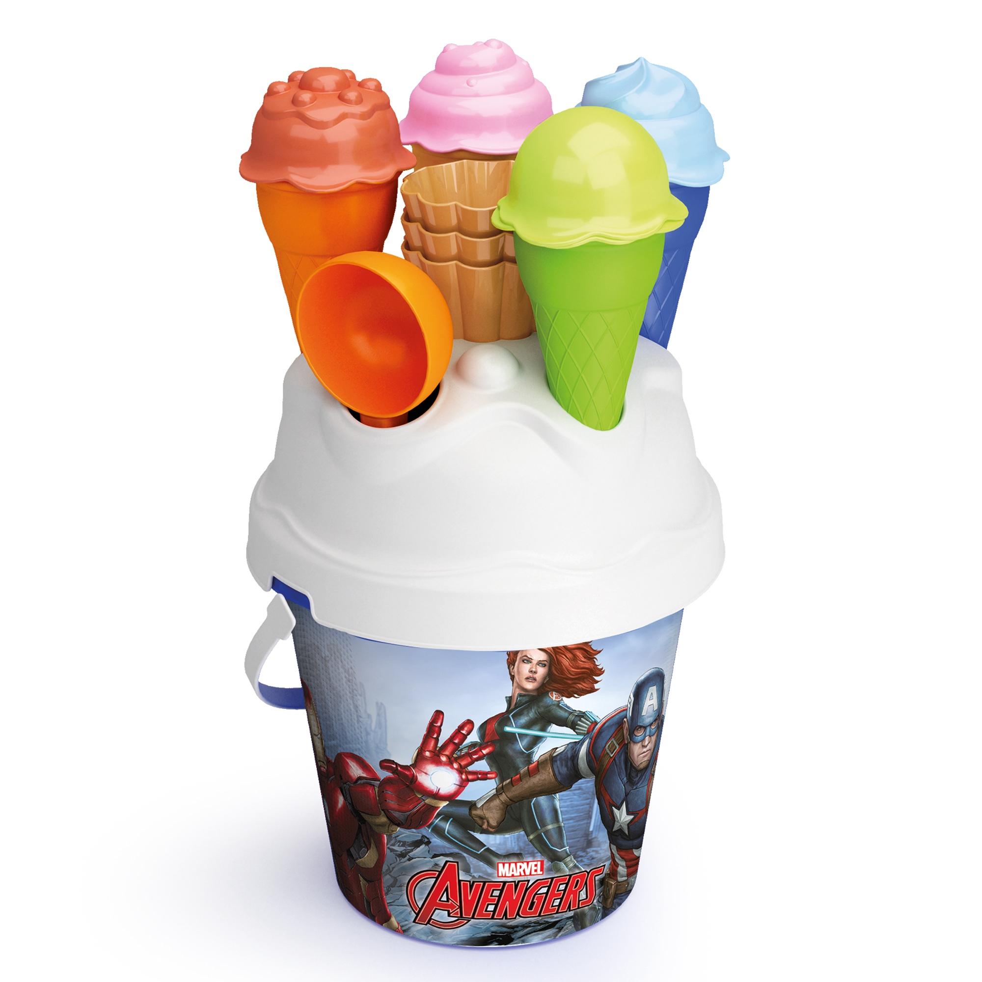 Kids Disney Plastic Beach Bucket Ice Cream Moulds Play Toy Set Sandbox