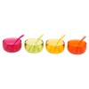 Zak! 8 Piece Multi-Colour Stacking Dessert Bowl & Spoon Set [684450]