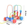 Wire Bead maze Pull Along Toy Car [814017][AC6625]