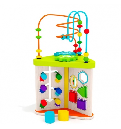 Multi Function Wooden Bead Maze & Shape Sorter [814062][AC7622]