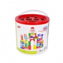 URBN-TOYS 60 Pcs Wooden Educational Building Blocks [839492][AC7657]