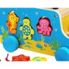 Marine Shape Sorter Pull Along Car With Bead Maze- Animal Slide Bead Maze Colorful Toys For Toddlers, Indoor Games For Kids