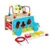 Marine Shape Sorter Pull Along Car With Bead Maze- Animal Slide Bead Maze Colorful Toys For Toddlers, Indoor Games For Kids