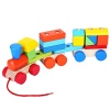 Pull Along Wooden Stacking Block Train [814109][AC7621]