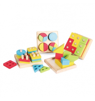 URBN-TOYS Four Piece Pedagogic Playset [814000](AC7620)