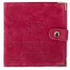 Hot Pink Suede UK Drivers Licence Holder