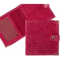 Hot Pink Suede UK Drivers Licence Holder