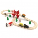 37 Piece Wooden Train Set [814086][AC7504]