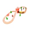 37 Pcs Wooden Train Set -Train Set For Kids, Toddler 3 -5 Years And Up-Kids Friendly Wood Construction Toys Set for Kids