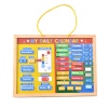 Educational Wooden Wall Calendar [814154][AC6649]