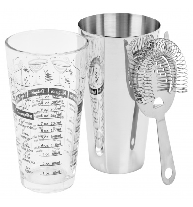 Glass Cocktail Shaker Set [473012]
