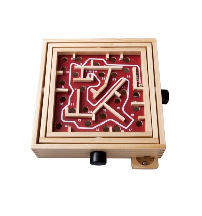 Wooden Labyrinth Game [814024][AC7308]