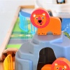 Large Zoo Playset & Wooden Base Table [814208][AC6689]