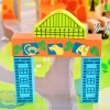 Large Zoo Playset & Wooden Base Table [814208][AC6689]