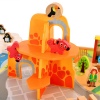 Large Zoo Playset & Wooden Base Table [814208][AC6689]