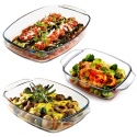 3 PCS Glass Oven Dish Set [208362]