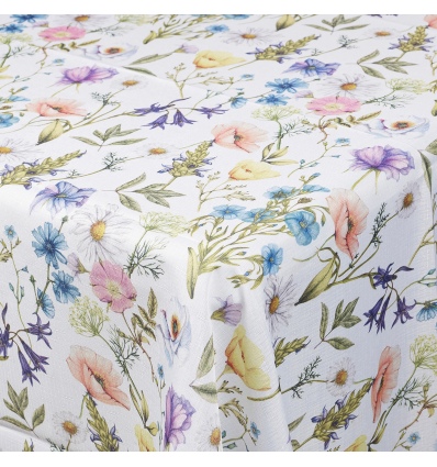 Floral Linen Tablecloth [404634]