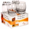 4 X 255ml Whiskey Tumblers With Decanter