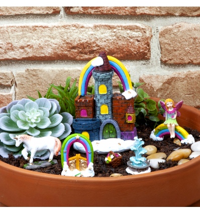 Secret Fairy Garden 6PC Fantasy Land Set [464217]