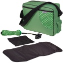 Hauck Green Ladybird Nappy Bag, Changing Mat & Buggy Parasol Set