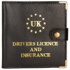 Real Leather UK Drivers Licence Holder