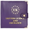 Real Leather UK Drivers Licence Holder