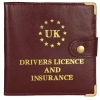 Real Leather UK Drivers Licence Holder