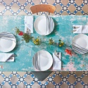 Single Athenais Blue Opal Dinnerware Collection