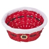 Christmas Basket Santa Design 22x9cm [238587]