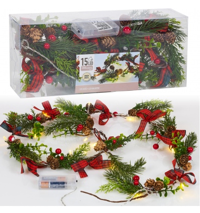 15 PC Led Christmas Light Garland  [599855]