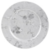 33cm Charger Plate Textile With Flowers [695612]