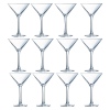 Luminarc 4 PCS Ladies Night Crystal 210ml Martini Cocktail Glass Set