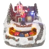 Christmas Rotating Scene 13cm 4ASS [206108]