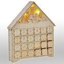 Wooden Advent Calendar With LED Lights 2 Assorted [798852]