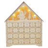 Wooden Advent Calendar With LED Lights 2 Assorted [798852]