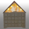 Wooden Advent Calendar With LED Lights 2 Assorted [798852]