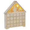 Wooden Advent Calendar With LED Lights 2 Assorted [798852]