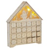 Wooden Advent Calendar With LED Lights 2 Assorted [798852]
