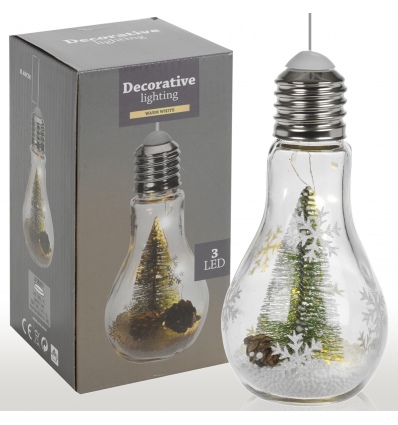 Decorative Christmas Bulb With Led [317558]