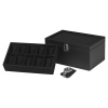 Black Faux Leather 20 Watches Storage Box