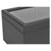 Black Faux Leather 20 Watches Storage Box