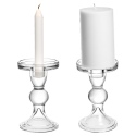 Glass Candle Holder 8x13cm [293610]