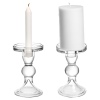 Glass Candle Holder 8x13cm [293610]