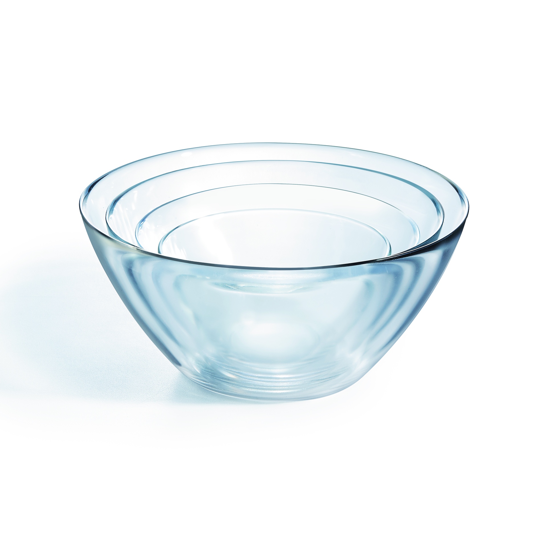 Luminarc Cosmos Tempered Clear Glass Mixing Bowls Kitchen Food