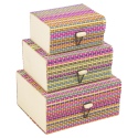 3 PCS Colour Bamboo Box Set [7584077]