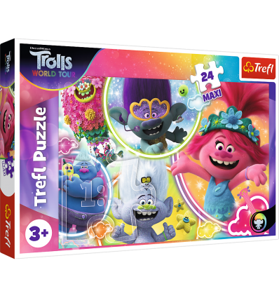 Puzzles - "24 Maxi" - The musical world of Trolls / Universal Trolls World Tour [14318]