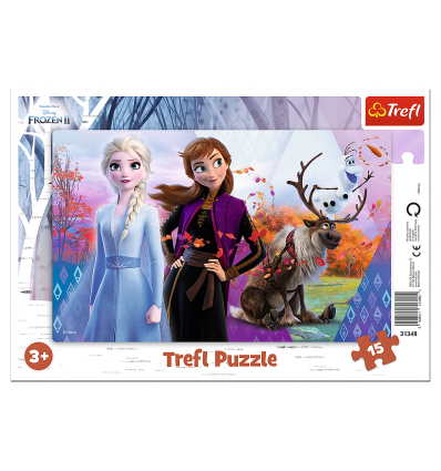 Puzzles - "15 Frame" - Anna and Elsa's Magical World / Disney Frozen 2 [31348]