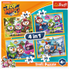Puzzles - "4in1" - Top Wing / Viacom Top Wing [34342]