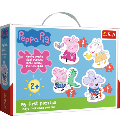 Puzzles - "Baby Classic" - Lovely Peppa Pig / Peppa Pig [36086]