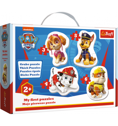 Puzzles - "Baby Classic" - Skye, Marshall, Chase and Rubble / Viacom PAW Patrol [36087]